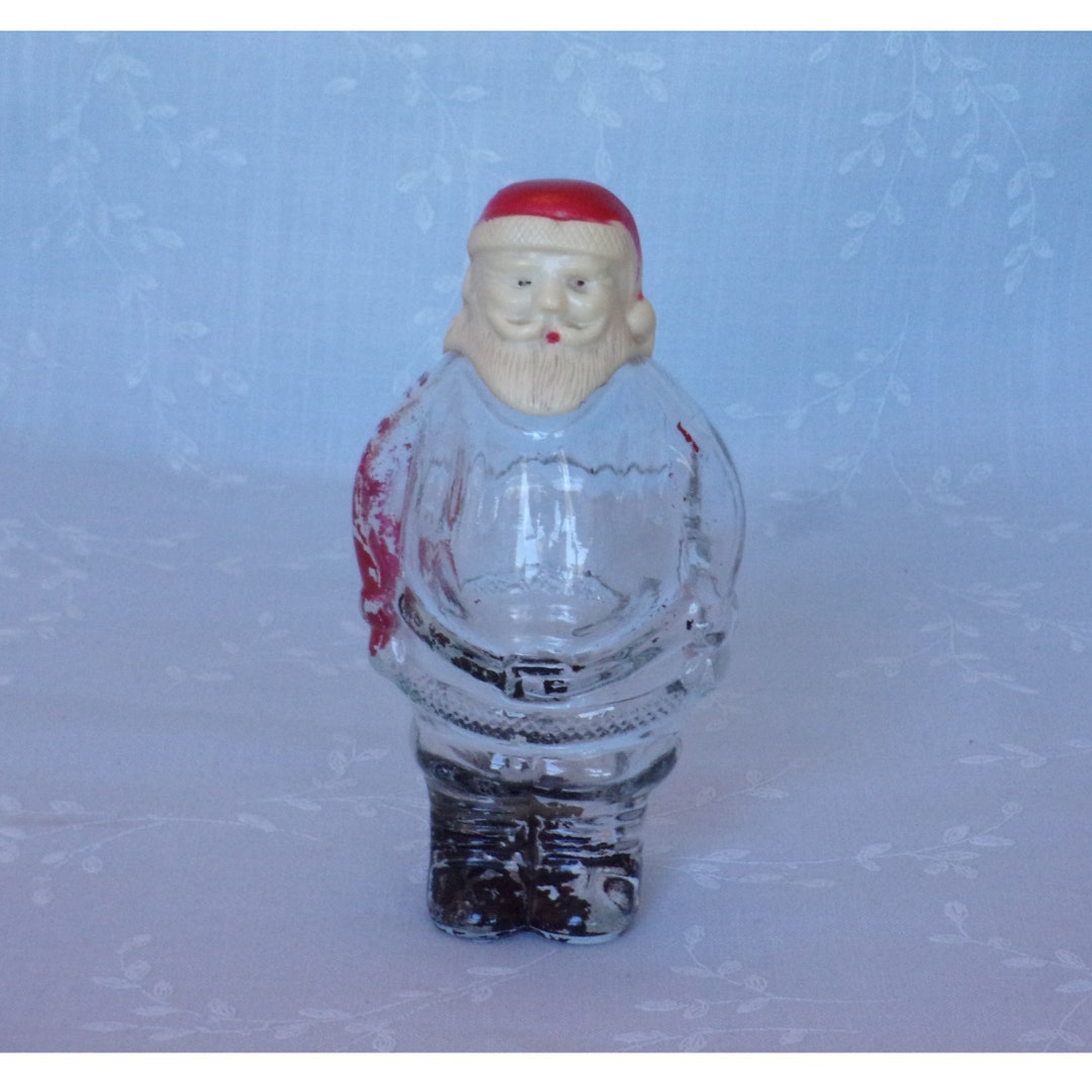 Millstein Color Vintage Millstein Candy Container. 1940s & 1950s Santa Claus Glass ...