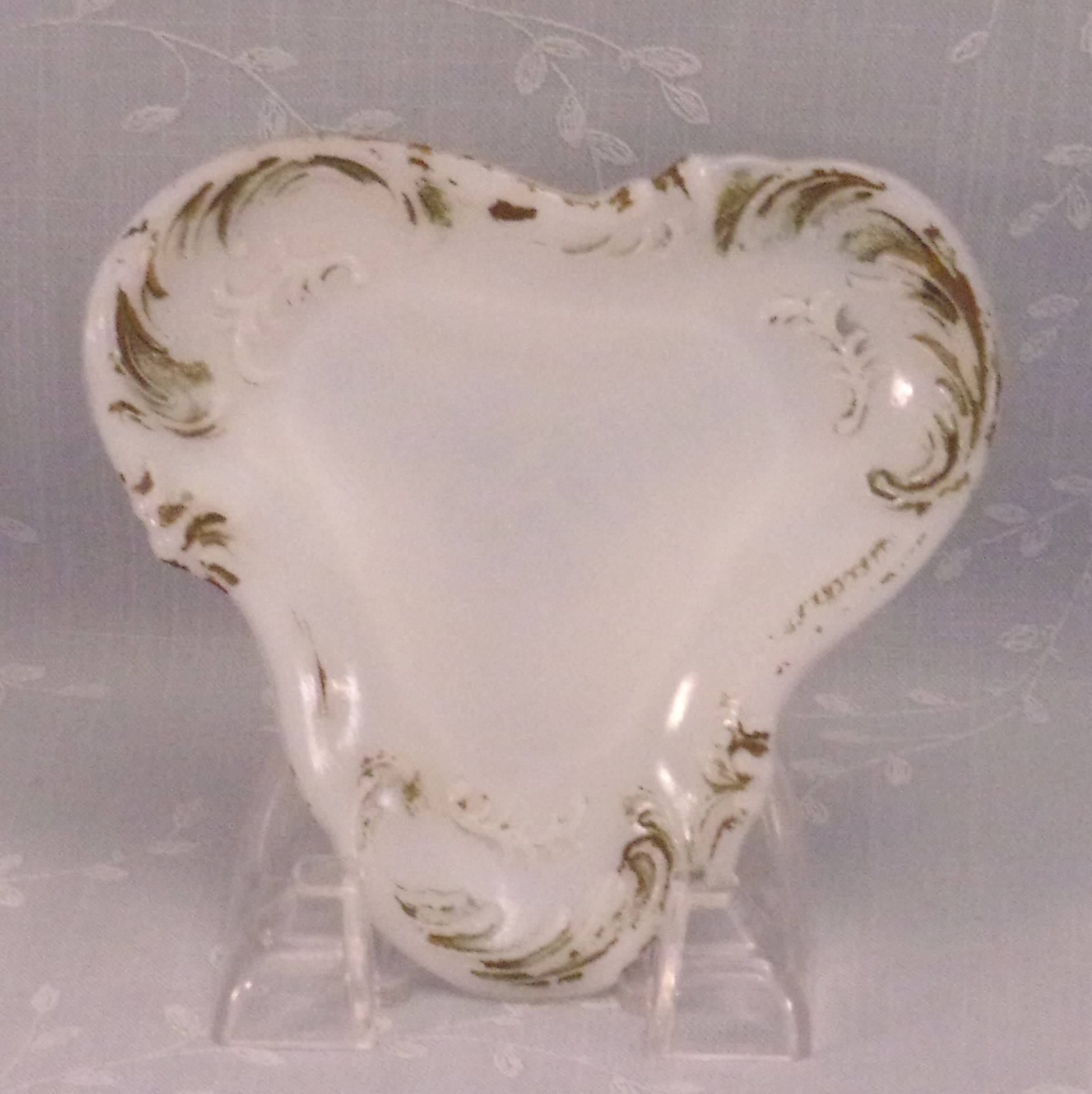 Dithridge Milk Glass Antique Vanity Pin Tray. Decorative ...