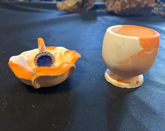 Candle and Ring Holder Set - Custom Colors