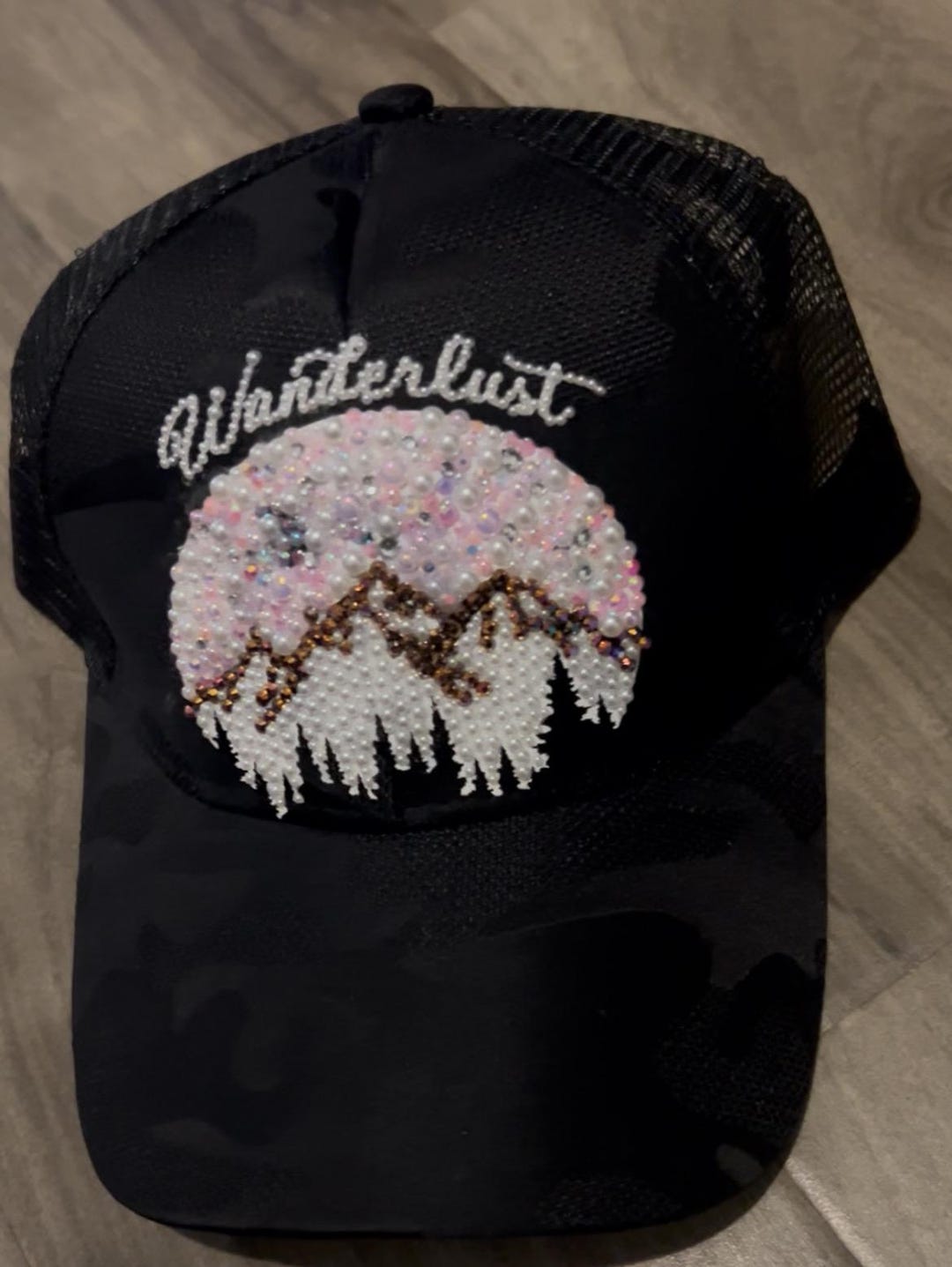 Bedazzled Wanderlust Hat | Sparkly | Customizable  display picture 3