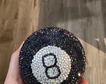 Bedazzled Magic 8 Ball | Customizable | Rhinestones