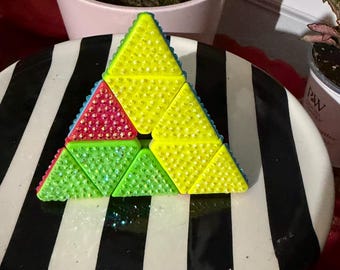 Bedazzled Speed Cube | Rubik Cube | Customizable | Rhinestones