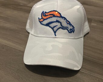 Bedazzled Sports Hat | Sparkly logo | Customizable | Rhinestone | NFL | MLB | NHL