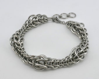 Chainmail Bubble Bracelet, Stainless Steel Wire Chain