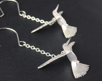 Hummingbird Sterling Silver Earrings