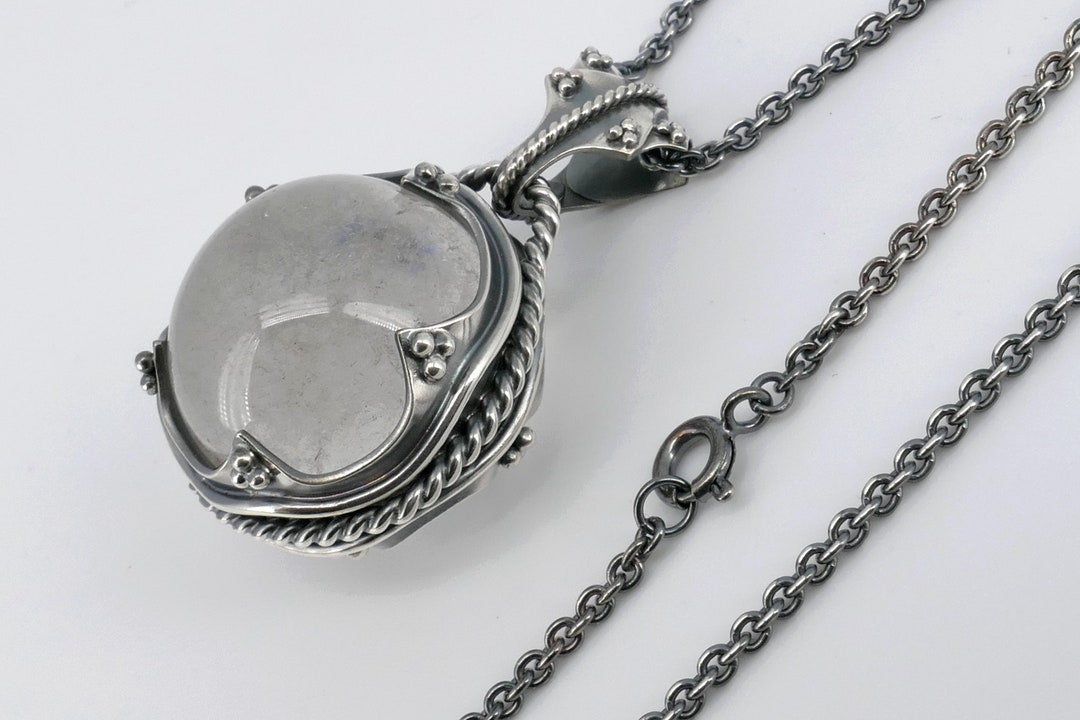 TATIANA☆[Silver925] Clear Quartz Candy Ball Necklace 6mm Designer fashion, Seoul-fully created | W Concept