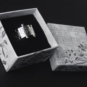 Puzzle Ring Handcrafted Sterling Silver Ring image 9