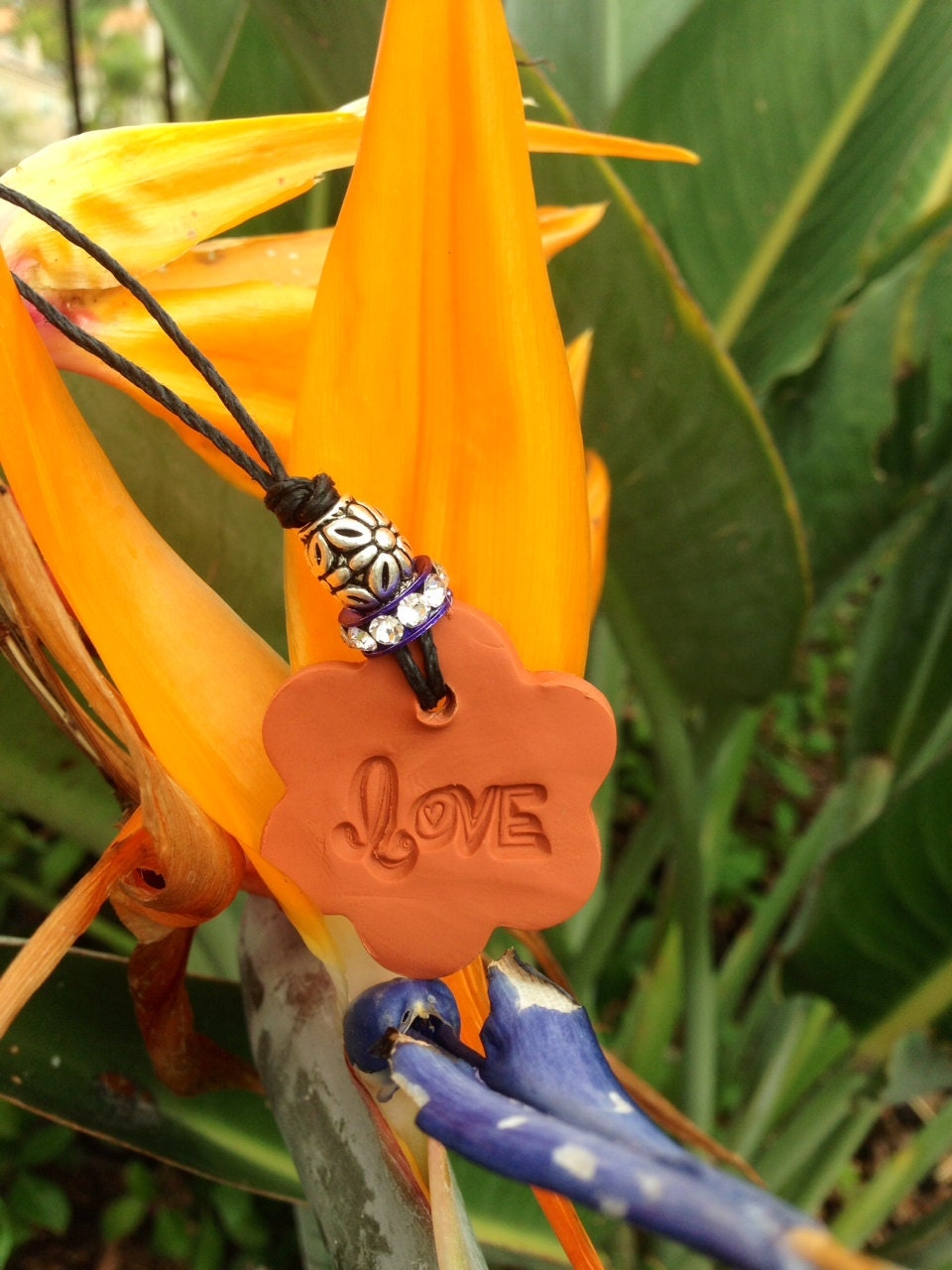 Terra Cotta Essential Oil Diffuser Pendant Necklace includes Etsy