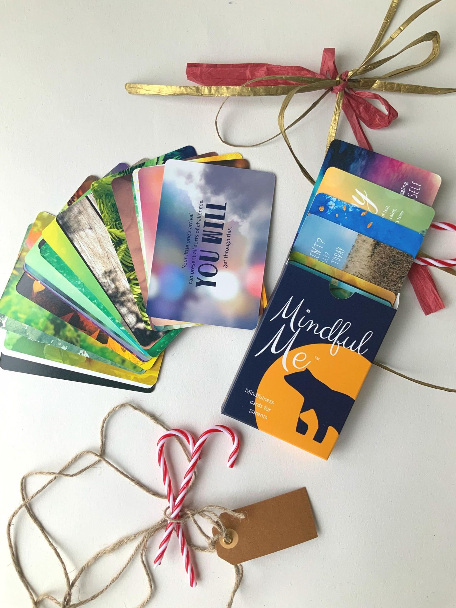 Care Package for New Parents Mindfulness Card Deck New Parent Etsy