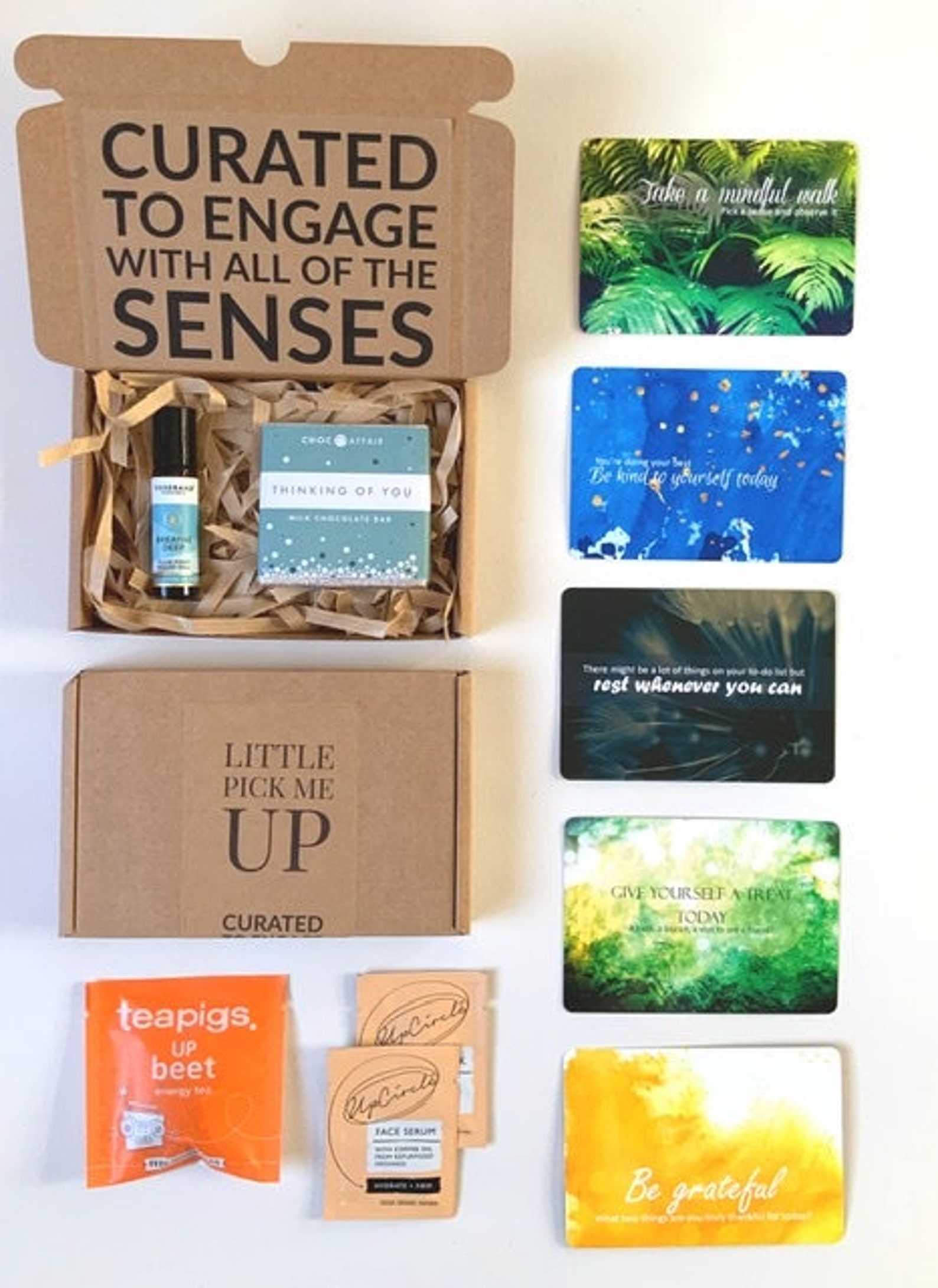 Wellbeing Pack Mental Health Mini Gift Care Package Box Etsy