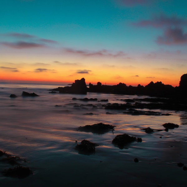 Little Corona Del Mar Newport Beach California Sunset Beach Fine Art Photography Wall Art Prints Long Exposure Amanda Lackides Photo Canvas