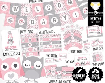 Grey Owl Baby Etsy