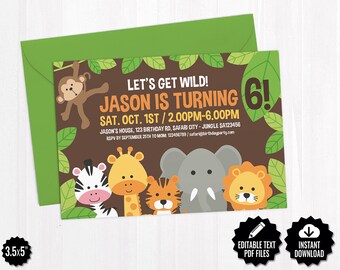 editable little monster birthday invitation template etsy