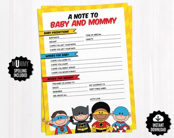 Superhero-Themed Welcome Baby Printable Banner | Etsy
