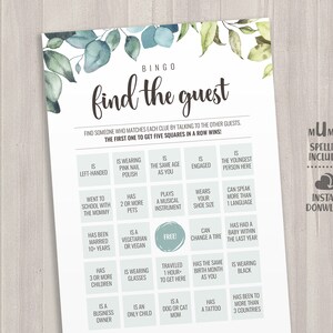 Jeu Baby Shower - Cartes imprimables.