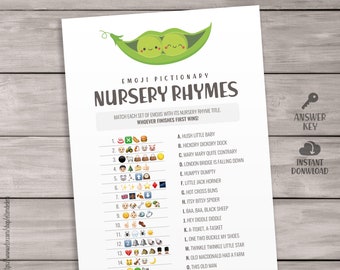 Gioco Baby Shower - Carte stampabili.