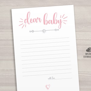 Juego Baby Shower - Tarjetas Imprimibles.