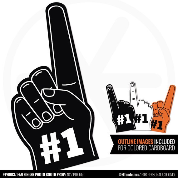 Buy Fan Finger Photo Booth Props. DIY Foam Hand Photocall