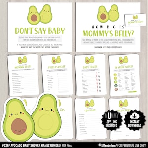 Juegos Baby Shower - Tarjetas Imprimibles.