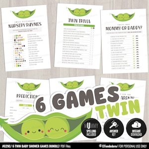 Juegos Baby Shower  - Tarjetas Imprimibles.