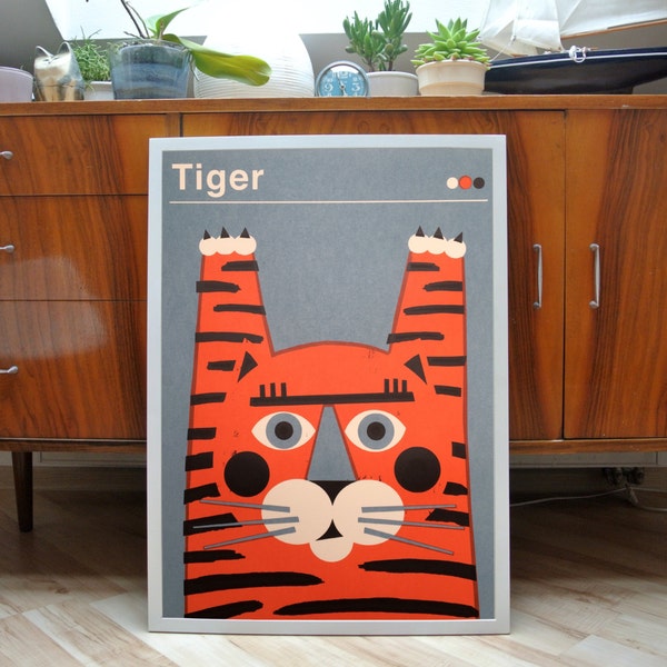 Tiger | Screen Print Poster | limited edition