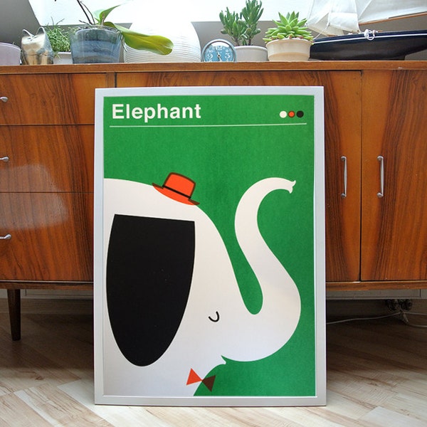 Elephant | screenprint poster | limited of 40