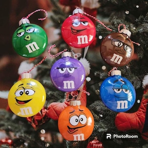 M & M Character Christmas Ornaments