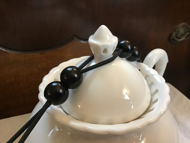 Large Teapot Lid Holder & Drip Catcher /black, Perfect for Afternoon
