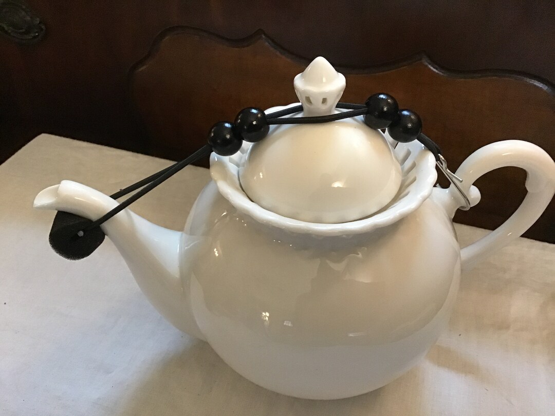 Large Teapot Lid Holder & Drip Catcher /black, Perfect for Afternoon
