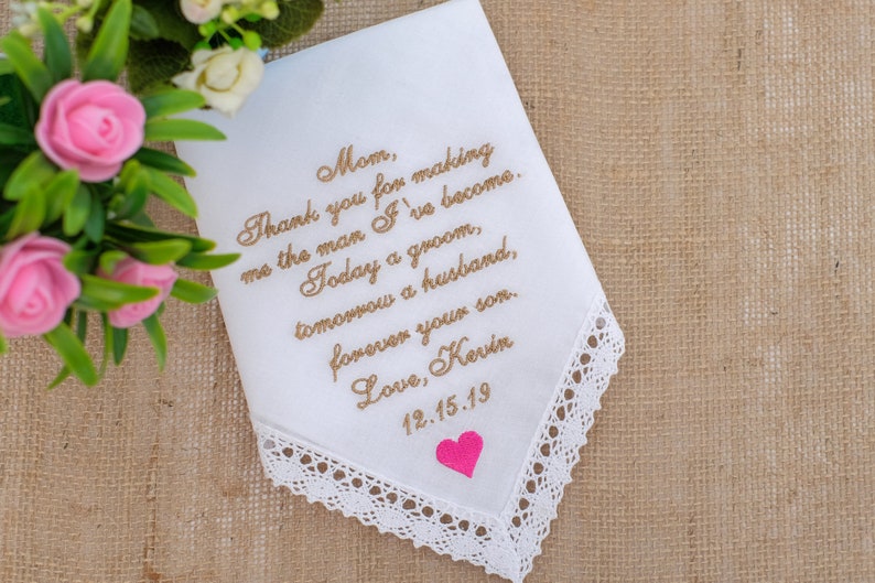 mother of the groom gift from son