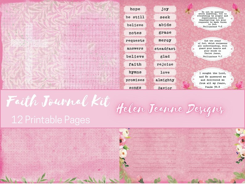 Faith Journaling Pages / Prayer Journal Printables / Junk - Etsy