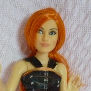 WWE Superstar Diva Becky Lynch Articulated Doll Red Hair for Play OOAK Collector Etsy