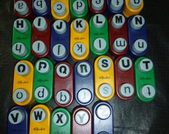 Paper Studio Alphabet Punch Set 26 Upper and Lower Case A to Z Letters