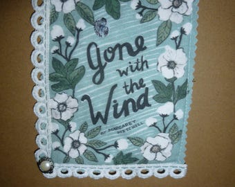 Gone With The Wind Fabric Ornament, Scarlett & Rhett Charm