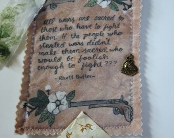 Rhett Butler Civil War Ornament -  Gone With The Wind  Door Knob Hanger