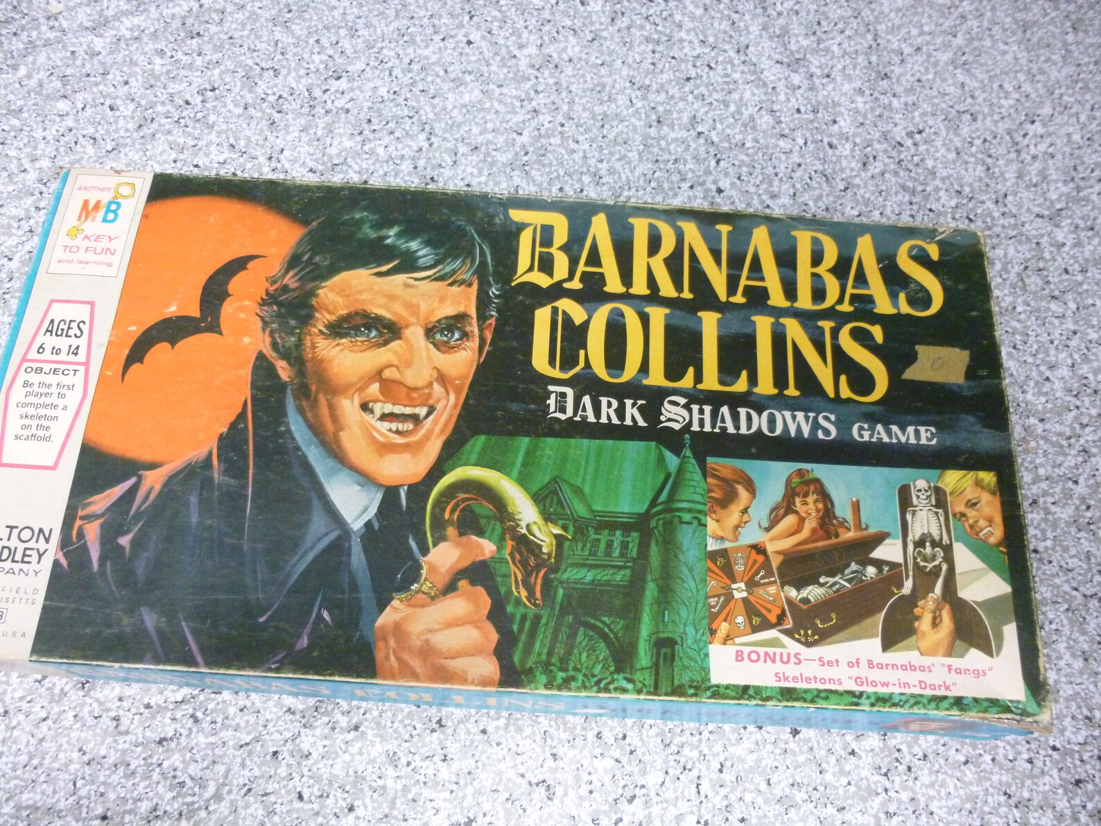 Barnabas Collins Dark Shadows Board Game 1969 Halloween Etsy