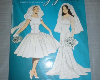 Famous Movie Wedding Gowns Paper Doll Book by Tom Tierney   My Big Fat Greek Wedding, The Princess Bride,  Audrey Hepburn Funny Face