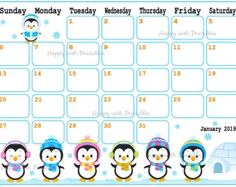 january calendar etsy january 2019 calendar clip art