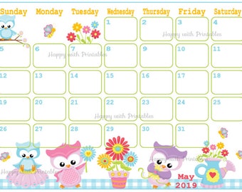 calendar february 2019 cowboy planner planner printable etsy blank february calendar 2019