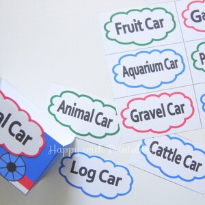 Printable Train Carts Traincarts Train Coal Car Includes - Etsy