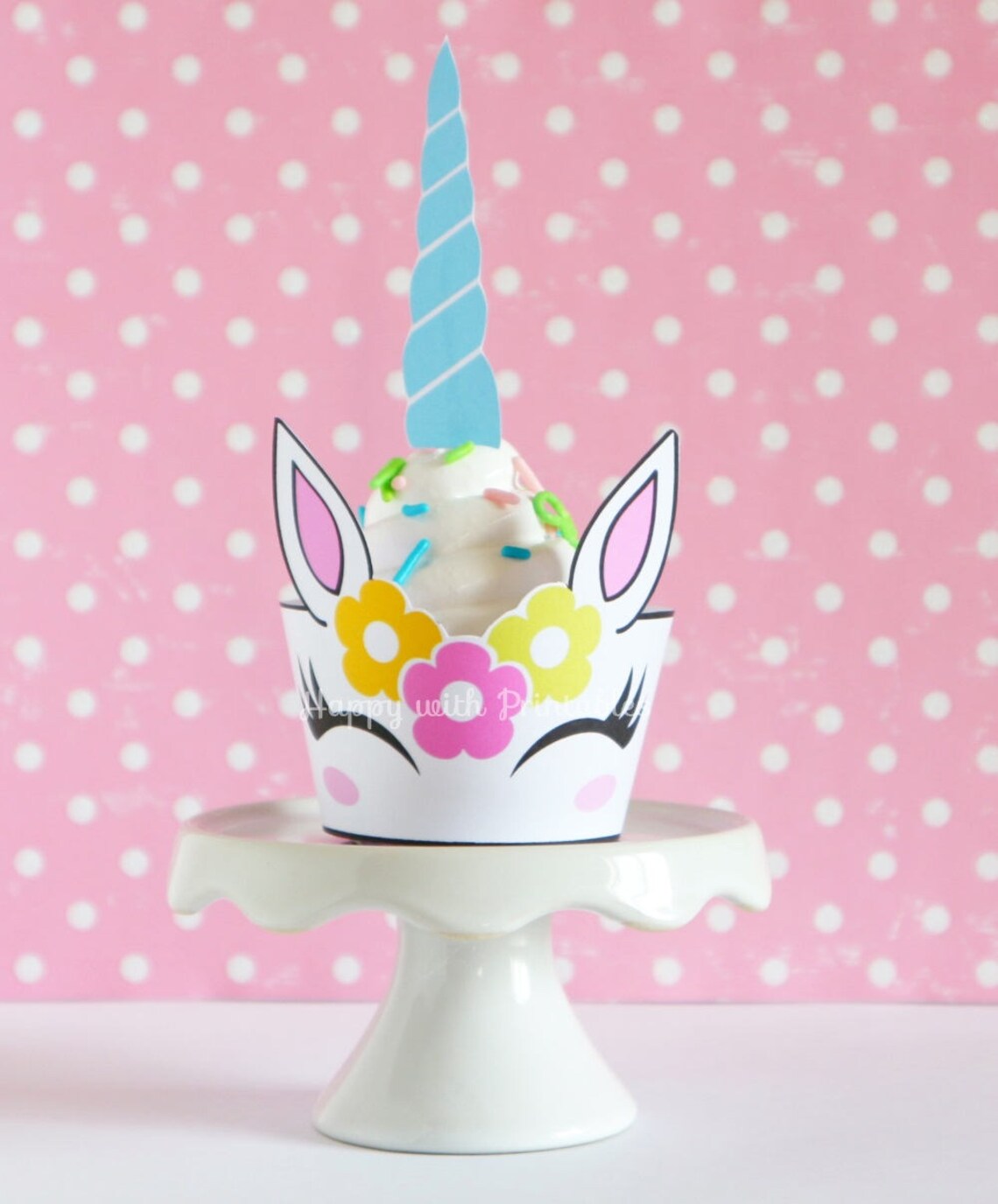 Unicorn Cupcake wrappers Unicorn wrappers Unicorn Cupcakes Etsy