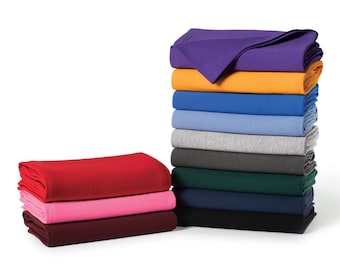 Personalized Monogram Fleece Sweatshirt Blanket for College Students Dorm Room Decor