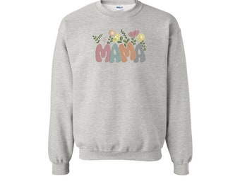 MAMA Crewneck Sweatshirt ,Cozy Mothers Day gift ,Unisex Sweatshirt