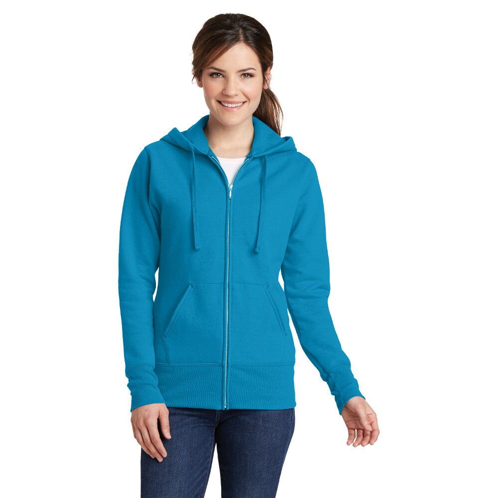 Monogrammed Women's Fleece Full-zip Hooded Sweatshirt - Etsy