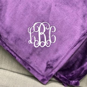 Personalized Monogram Fleece Blanket-Custom Name Blanket-Customized Throw -Gifts for Family  graduation, birthday, wedding, sports team