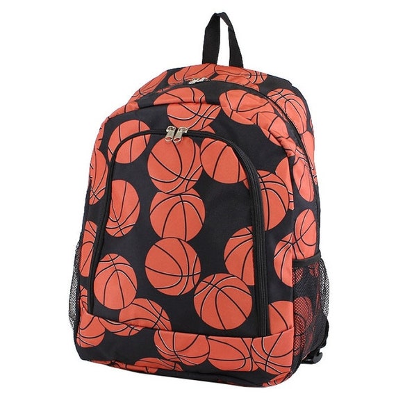 Basketball Backpack Personalized Girls Monogrammed Book Etsy