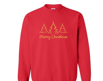 Merry Christmas Crewneck Sweatshirt , Cozy Christmas gift,Unisex Sweatshirt