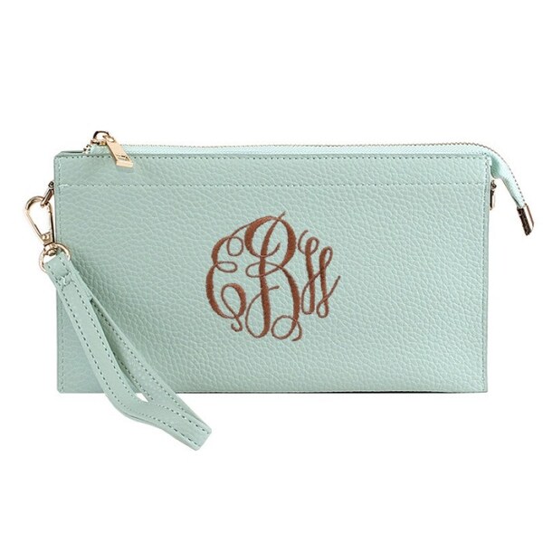 Monogram Clutch Etsy
