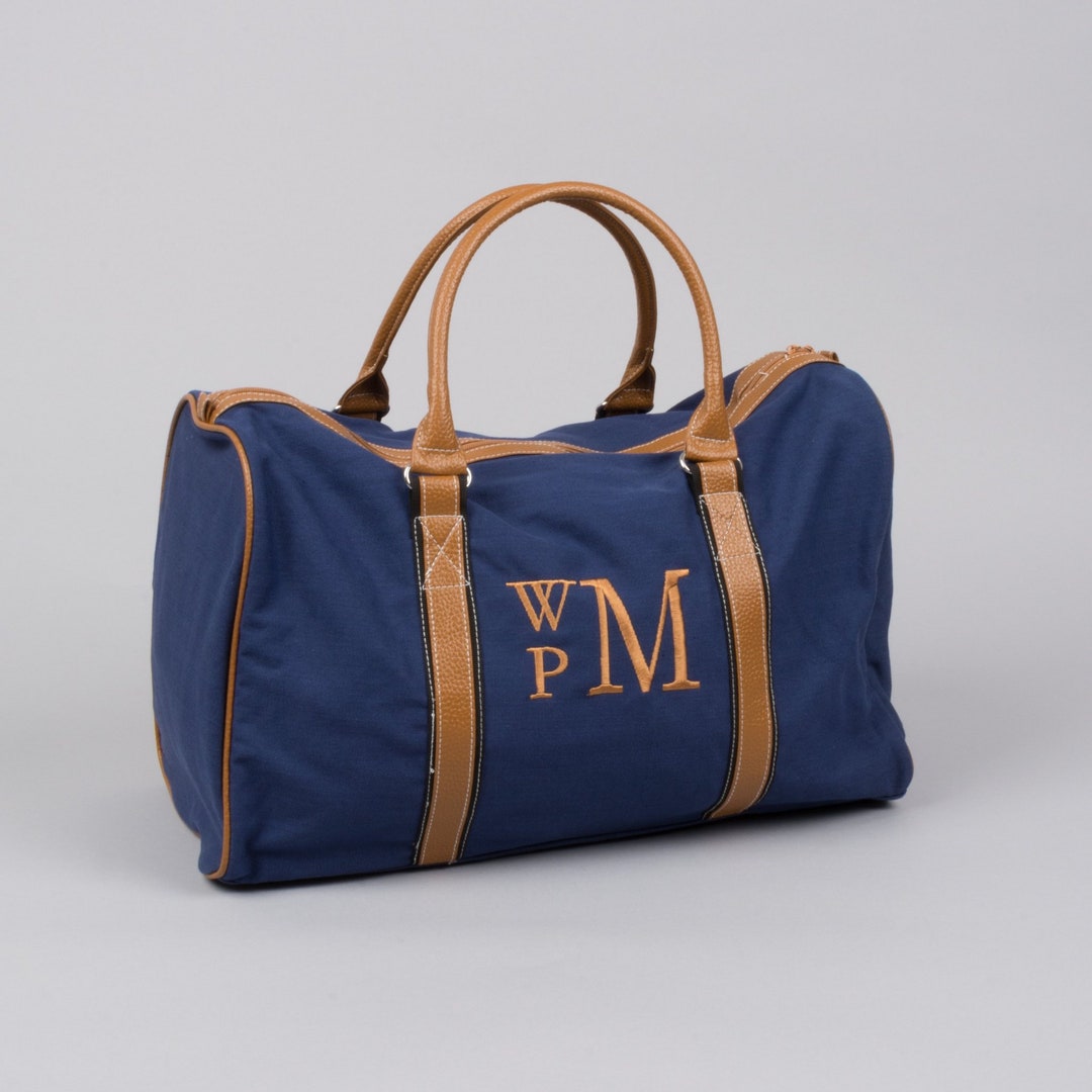 Personalized Duffle Bag for Men Monogram Overnight Duffle Bag Custom ...