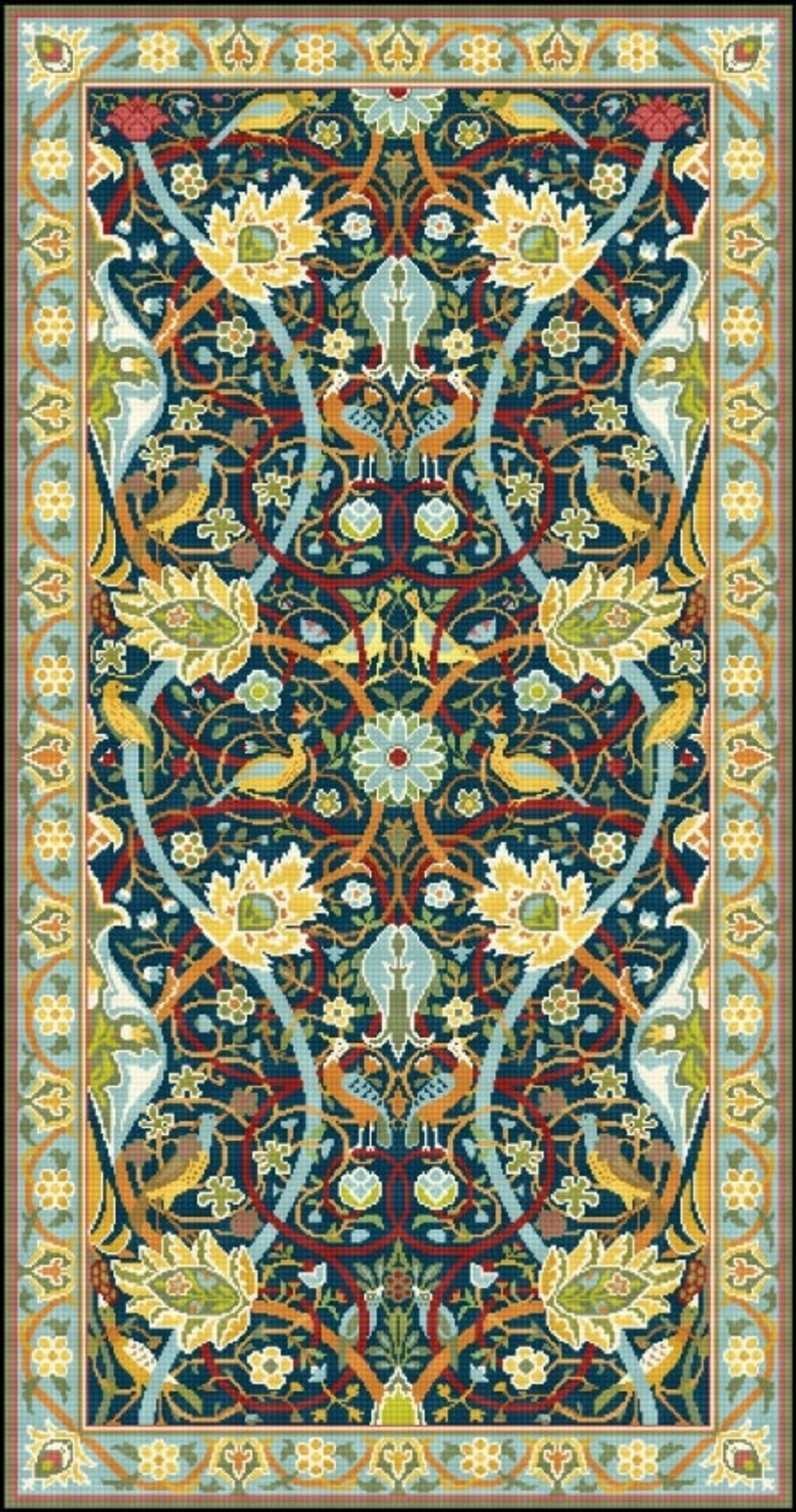 Bullerswood Rug Carpet by William Morris Etsy